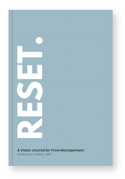 Reset: A Vision Journal for Time Management